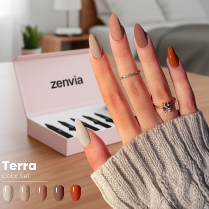 Zenvia Professional Nail Pen - 5 Colors Per Set