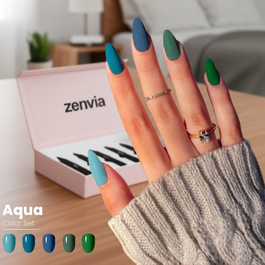 Zenvia Professional Nail Pen - 5 Colors Per Set